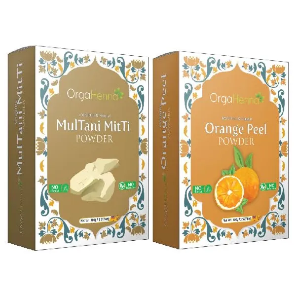 100%_Natural_&_Pure_|_Combo_of_2_Multani_Mitti_&_Orange_Peel_Powder_(2x100g)_|_For_Glowing_Skin,_Pigmentation_Removal,_Hydration_&_Anti-Ageing_|_Herbal_Face_Pack
