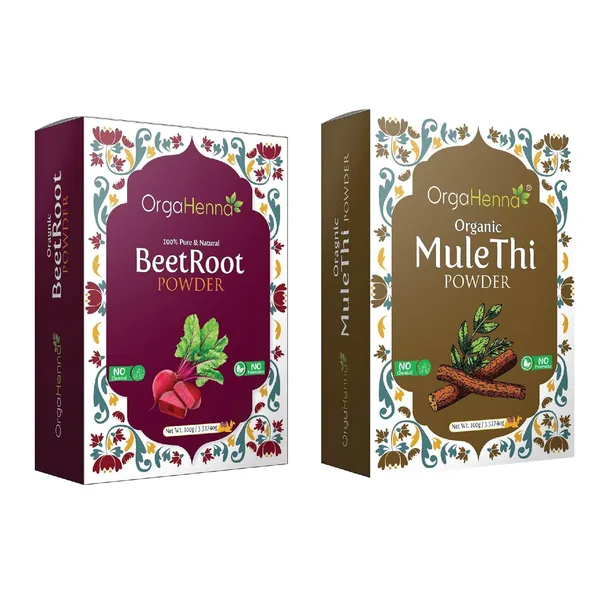 100%_Natural_&_Pure_Beetroot_and_Mulethi_Powder_(2x100g)_|_Skin_Hydration_|Glowing_Skin|_Organic
