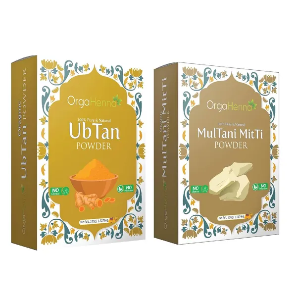 100%_Natural_&_Pure_|_Ubtan_and_Multani_Mitti_Powder_(2_x_100g)_|_Skin_Care_Combo_for_Deep_Cleansing_&_Brightening_|_Face_Pack_for_Glowing_Skin_|_Tan_Removal_&_Oil_Control