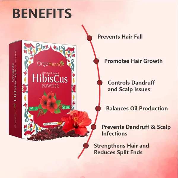 100%_Natural_&_Pure_|_Combo_of_2|_Hibiscus_and_Sandalwood_Powder_(_2x100g_)|100%_Organic|Skin_Hydration|Soothing_and_Calming