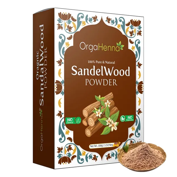100%_Natural_&_Pure|_Sandelwood_and_Neem_Powder_(2X100g)|_Skin_Care_|_Glowing_Skin|Deep_cleansing|Soothing