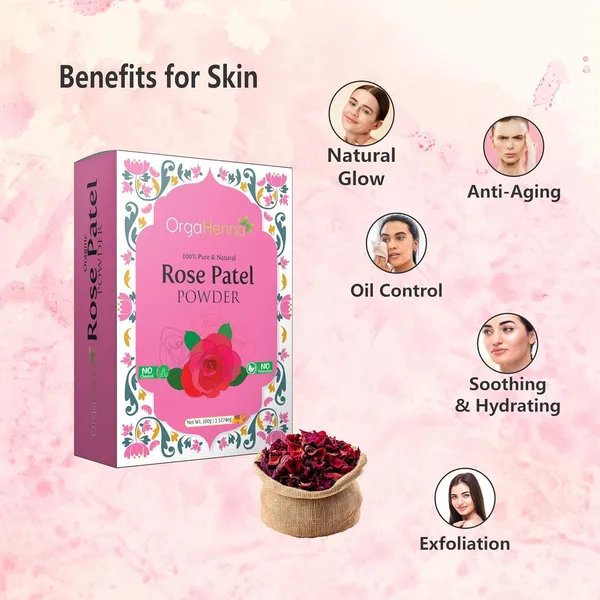 Rose_Petal_Powder_-_100g_|_100%_Pure_&_Natural_|_Rose_Powder_for_Face,_Skin_&_Hair_|_Face_Pack_Mask_for_Fairness,_Tanning_&_Glowing_Skin_|_Rich_in_Antioxidants_to_Revitalize_Health
