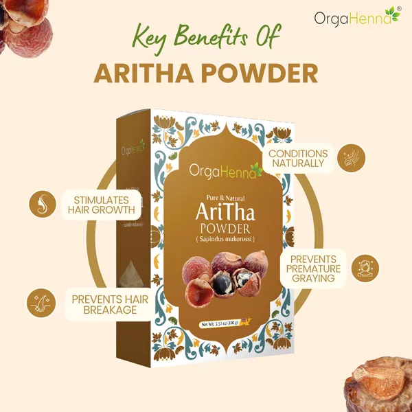 100%_Natural_Aritha_Powder_Hair_Pack_For_Unisex