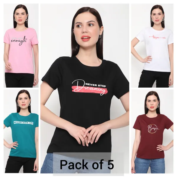 Pack_Of_5_Multicolor_Printed_T-Shirts_For_Women