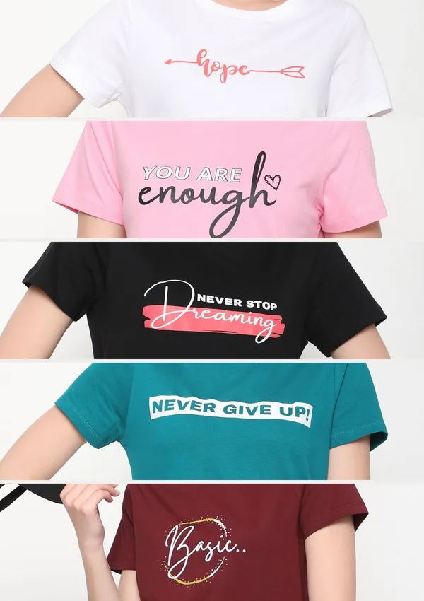 Pack_Of_5_Multicolor_Printed_T-Shirts_For_Women