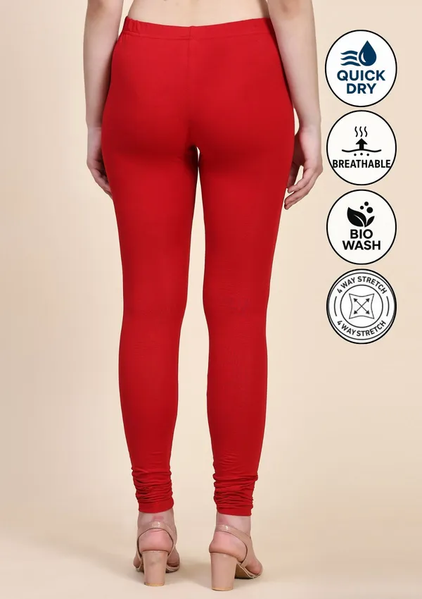 Pack_Of_5_Multicolor_Ultra_Soft_Cotton_Churidar_Leggings_For_Women
