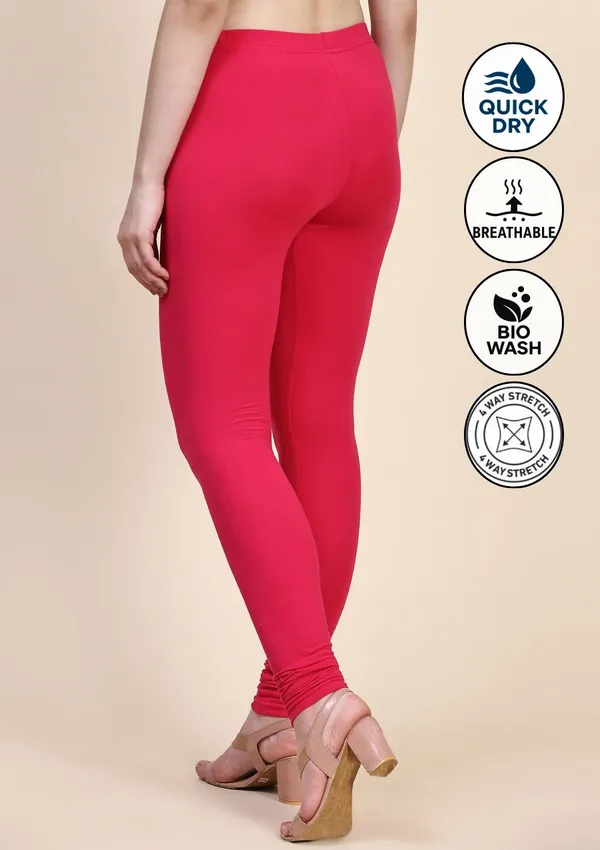 Pack_Of_5_Multicolor_Ultra_Soft_Cotton_Churidar_Leggings_For_Women
