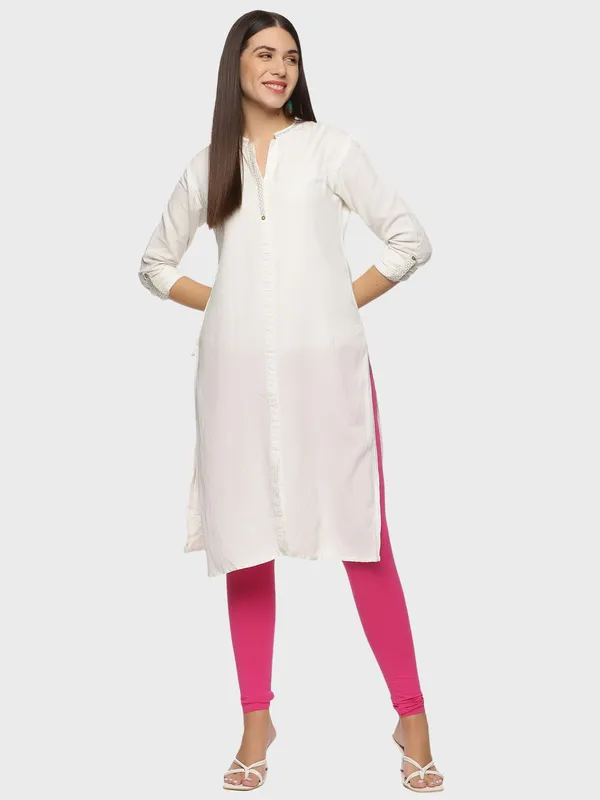 Pack_Of_5_Multicolor_Ultra_Soft_Cotton_Churidar_Leggings_For_Women