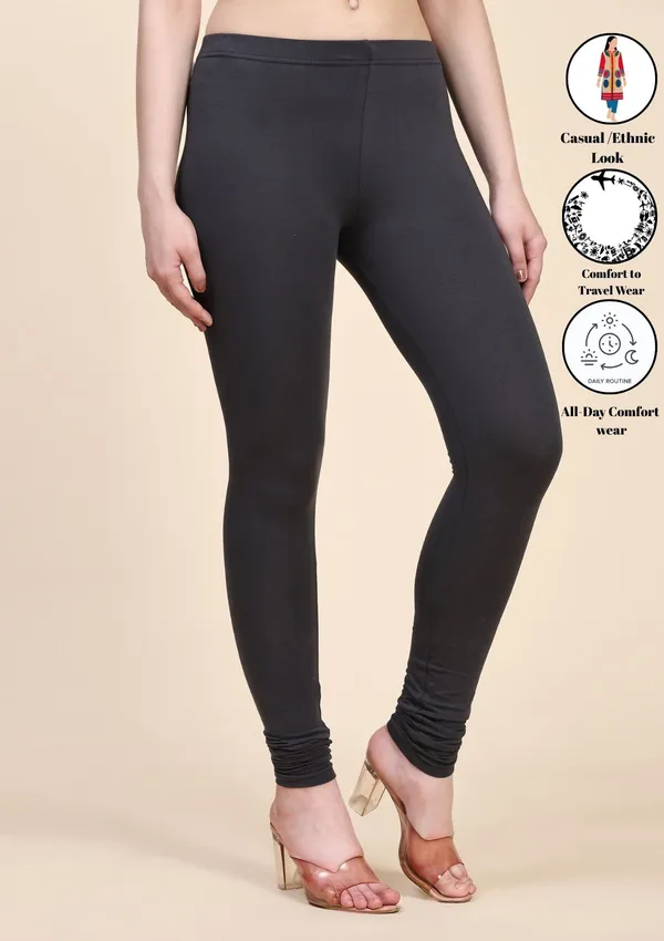 Pack_Of_5_Multicolor_Ultra_Soft_Cotton_Churidar_Leggings_For_Women