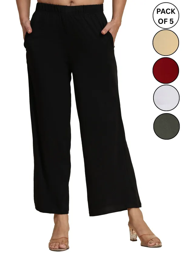 Pack_Of_5_Multicolor_Palazzo_Pant_For_Women