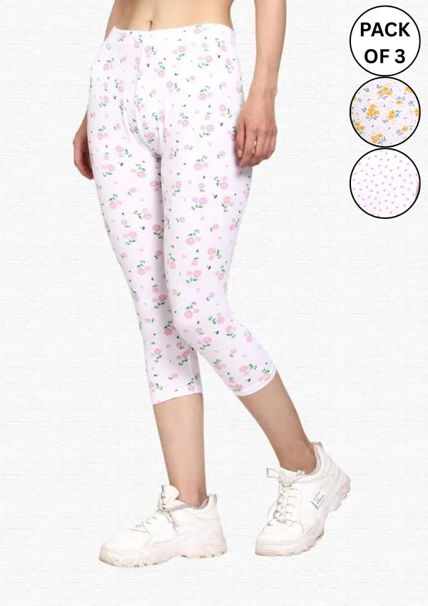 Pack_Of_3_Multicolor_Printed_3/4Th_Leggings_|_All_Over_Print_|_Capri_Leggings_Yoga_For_Women