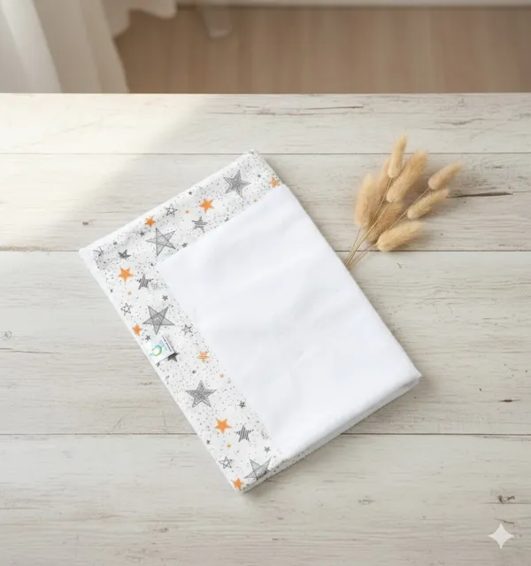 White_Elegant_Cotton_Star_Pattern_Changing_Mat_For_Kids_(Pack_Of_2)
