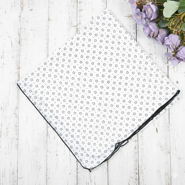 Black_Elegant_Cotton_Black_Star_Pattern_Swaddle_For_Kids