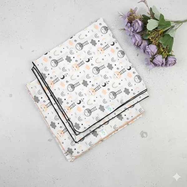 Elegant_Cotton_Moon_Ladder_Pattern_Swaddle_For_Kids