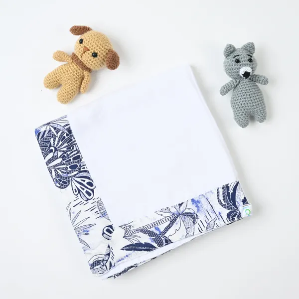 Navy_Blue_Elegant_Muslin_Tree_Pattern_Swaddle_For_Kids