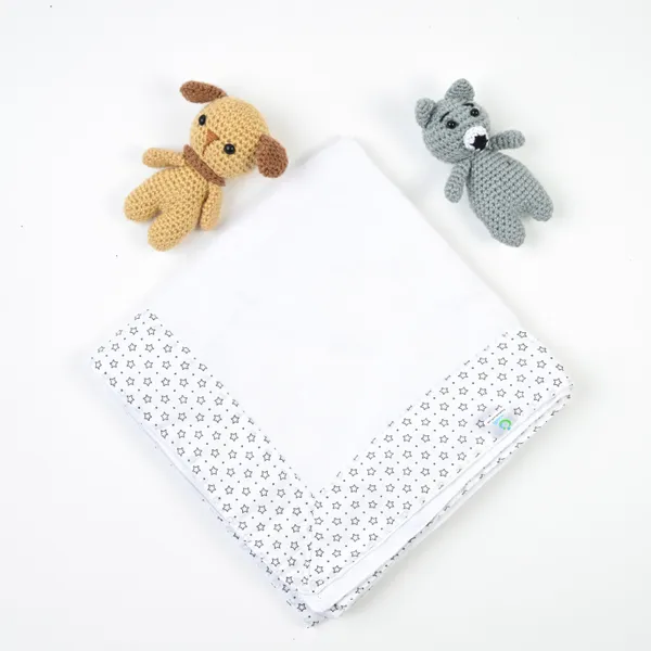 Black_Elegant_Muslin_Black_Star_Pattern_Swaddle_For_Kids