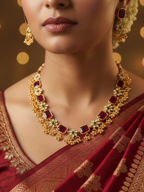 Antique__GOLDEN_TRADITION_NECKLACE_SET