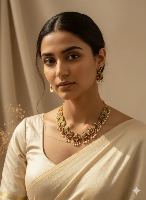 High_Gold_Pleated_Temple_Set_For_Woman