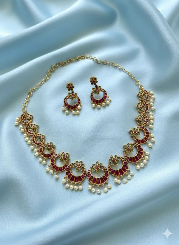 High_Gold_Pleated_Temple_Set_For_Woman