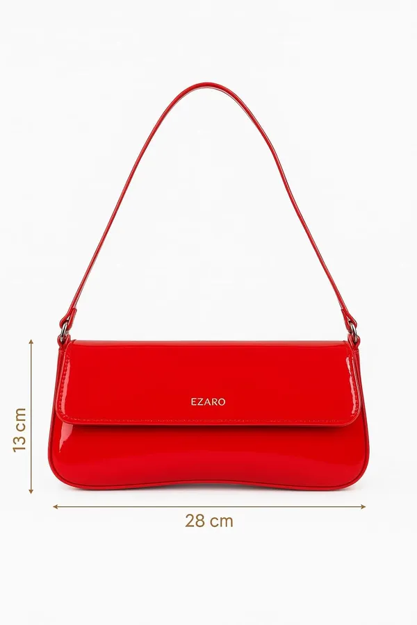 Red_Faux_Leather_Premium_Shoulder_Bag_For_Women