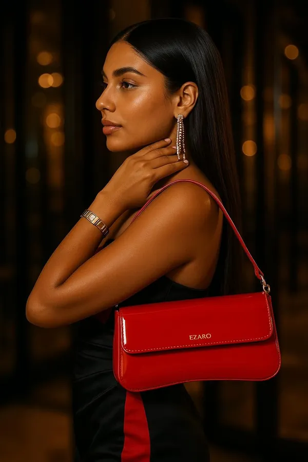 Red_Faux_Leather_Premium_Shoulder_Bag_For_Women