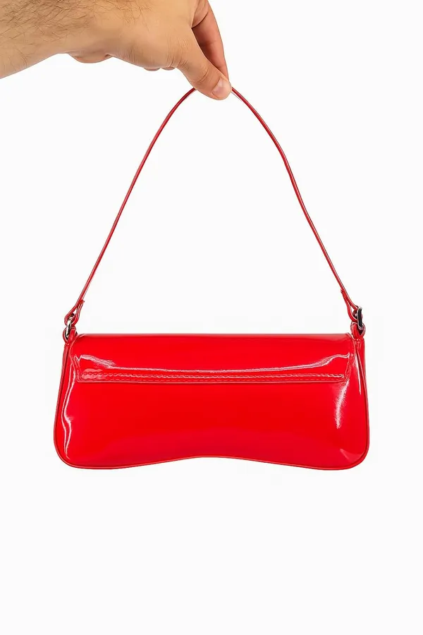 Red_Faux_Leather_Premium_Shoulder_Bag_For_Women