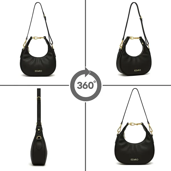 Black_Faux_Leather_Premium_Shoulder_Bag_For_Women