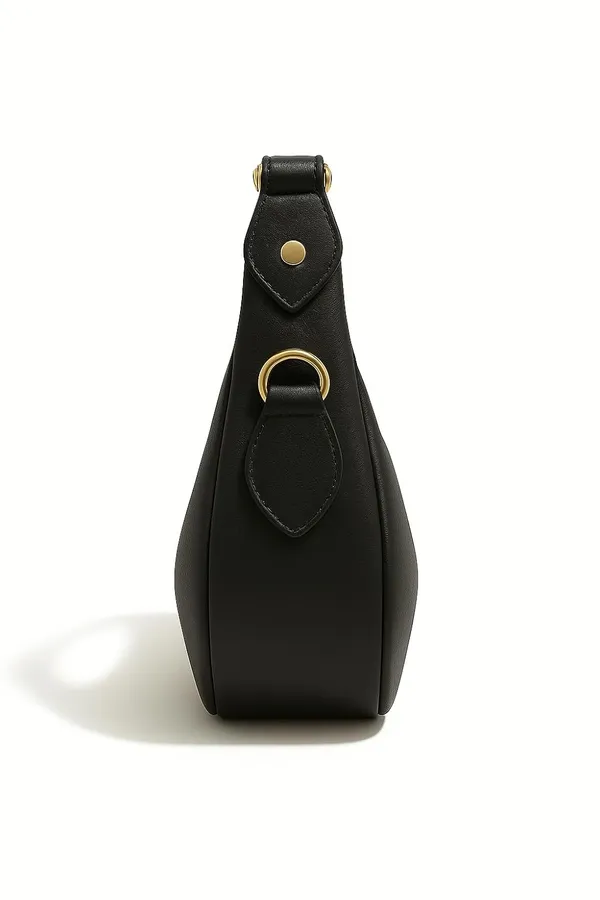Black_Faux_Leather_Premium_Shoulder_Bag_For_Women