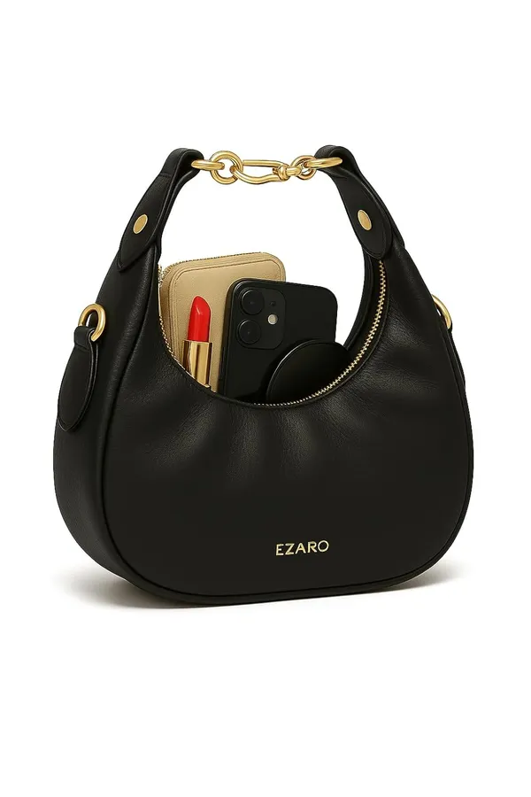Black_Faux_Leather_Premium_Shoulder_Bag_For_Women