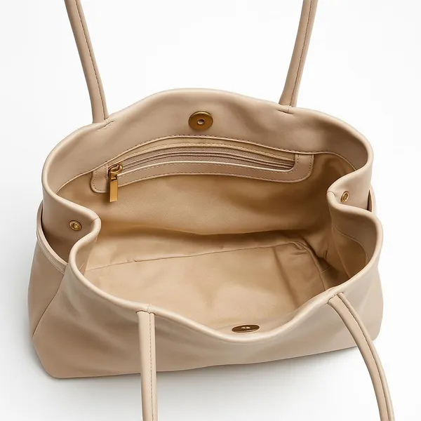 Beige_Faux_Leather_Premium_Shoulder_Bag_For_Women