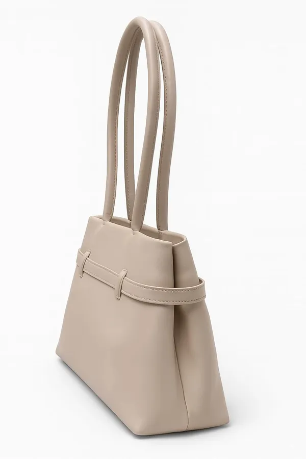 Beige_Faux_Leather_Premium_Shoulder_Bag_For_Women