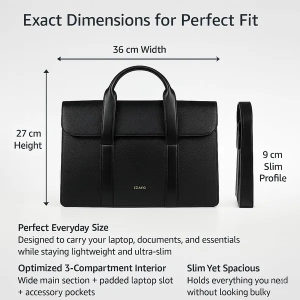 Black_Faux_Leather_Premium_Laptop_Bag_For_Women