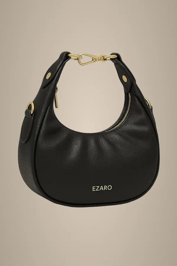 Black_Faux_Leather_Premium_Shoulder_Bag_For_Women