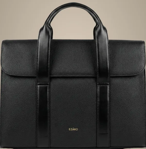 Black_Faux_Leather_Premium_Laptop_Bag_For_Women