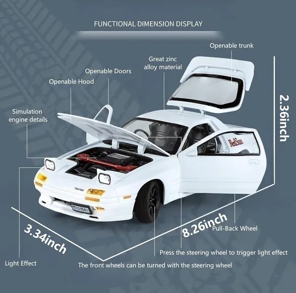 Toyshimmer_die_cast_Metal_Mazda_RX7_die_cast_1:24_Scale_Model_with_Iconic_popup_Headlight_with_Light_end_Engine_Sound_Music_for_Boys_and_Adults._(White)