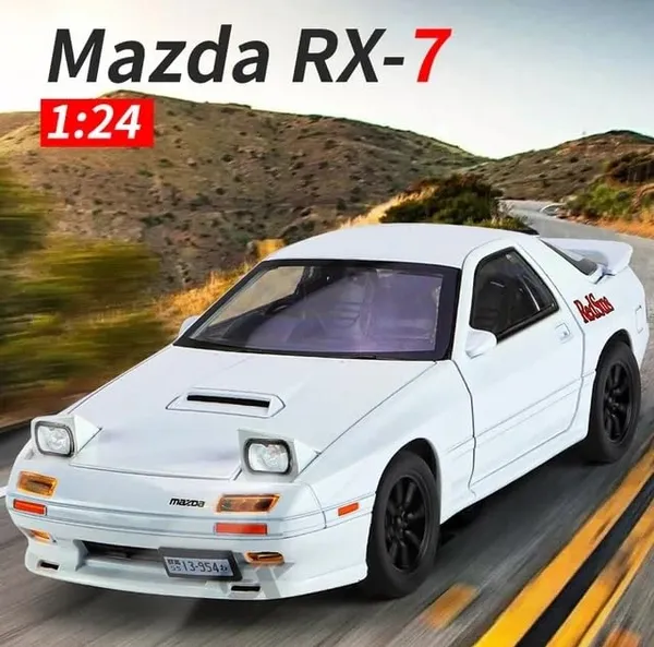 Toyshimmer_die_cast_Metal_Mazda_RX7_die_cast_1:24_Scale_Model_with_Iconic_popup_Headlight_with_Light_end_Engine_Sound_Music_for_Boys_and_Adults._(White)