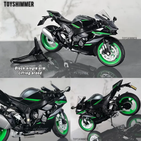 Black_Motorcycle_Toy_Model_Compatible_For_Ninja_Zx10R_1:12_Motorcycle_Toy_Diecast_Model_Gift_For_Kid_Aged_8-14_And_Adults