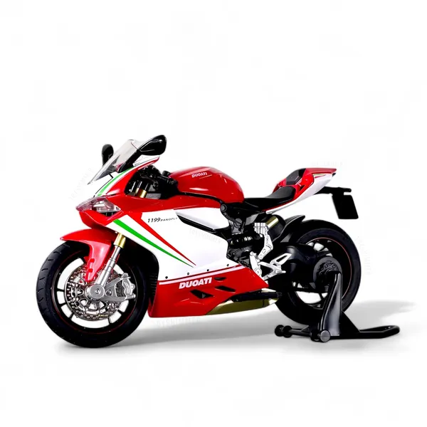 White_Red_Ducati_1199_Superleggera_Superbike_Sporty_Diecast_Motorcycle_Model,_Light_&_Sound_Function,1:12_Scale