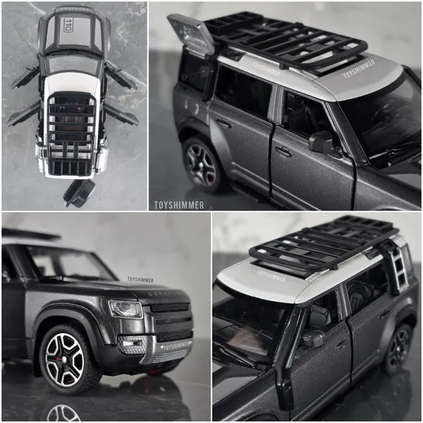 Toyshimmer_Range_Rover_Defender_1:32_Scale_Model_Car_Exclusive_Alloy_Metal_Pull_Back_Die-cast_Car_Metal_Pullback_Toy_car_with_Openable_Doors_&_Light_Music_Best_Gifts_Toys_Kids