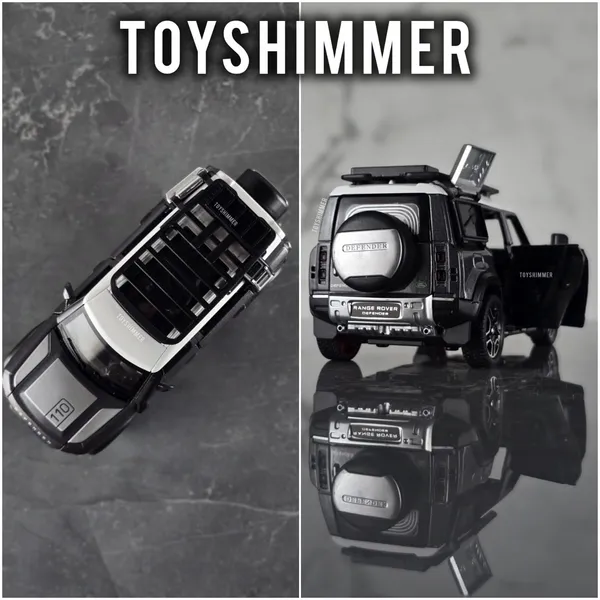 Toyshimmer_Range_Rover_Defender_1:32_Scale_Model_Car_Exclusive_Alloy_Metal_Pull_Back_Die-cast_Car_Metal_Pullback_Toy_car_with_Openable_Doors_&_Light_Music_Best_Gifts_Toys_Kids