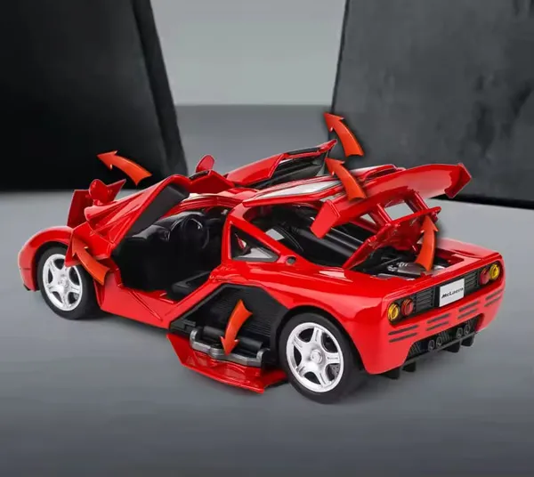 Toyshimmer_1995_McLaren_F1_GTR_Scale_1:32_Collection_Hobby_Diecast_Model_Toy_Car_(Color:_Red)