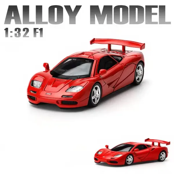 Toyshimmer_1995_McLaren_F1_GTR_Scale_1:32_Collection_Hobby_Diecast_Model_Toy_Car_(Color:_Red)