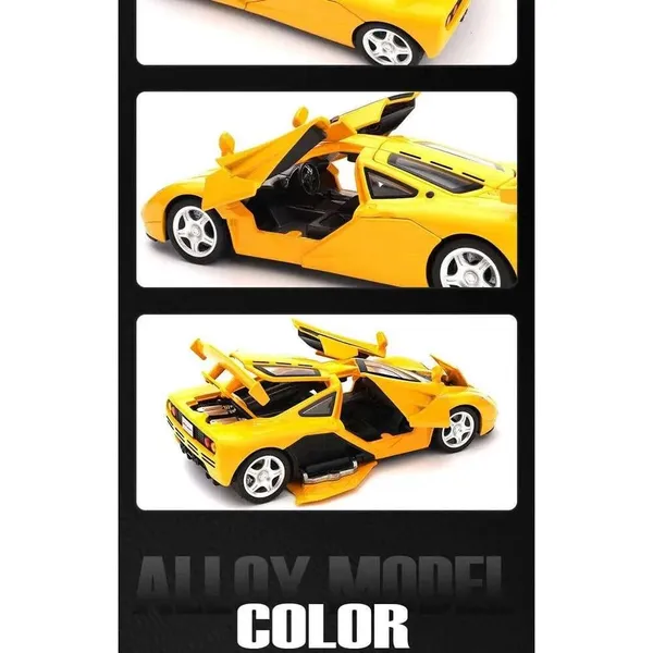 Toyshimmer_1995_McLaren_F1_GTR_Scale_1:32_Collection_Hobby_Diecast_Model_Toy_Car_(Colour:_Yellow)