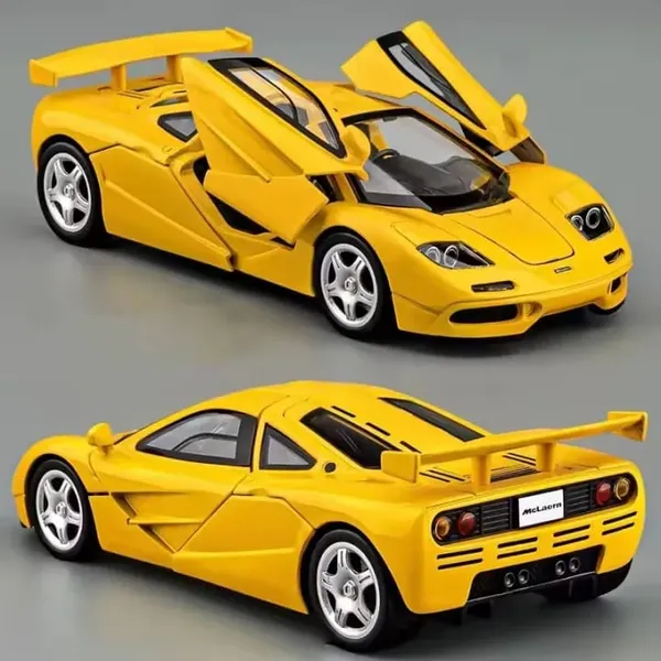 Toyshimmer_1995_McLaren_F1_GTR_Scale_1:32_Collection_Hobby_Diecast_Model_Toy_Car_(Colour:_Yellow)