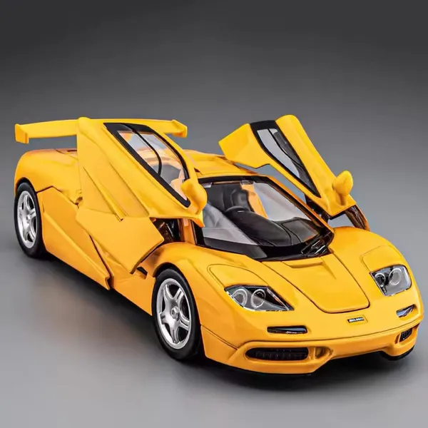 Toyshimmer_1995_McLaren_F1_GTR_Scale_1:32_Collection_Hobby_Diecast_Model_Toy_Car_(Colour:_Yellow)