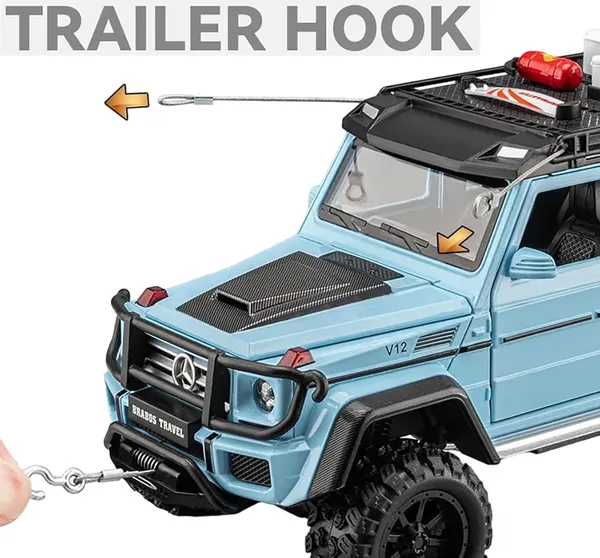 Black_1:24_Scale_Diecast_Merrc_G550_Brabus_Adventure_Large_With_6_Openable_Doors,Pull_Back_Action,Lights,Music_&_Working_Horn