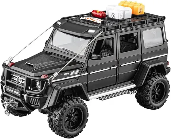 Black_1:24_Scale_Diecast_Merrc_G550_Brabus_Adventure_Large_With_6_Openable_Doors,Pull_Back_Action,Lights,Music_&_Working_Horn