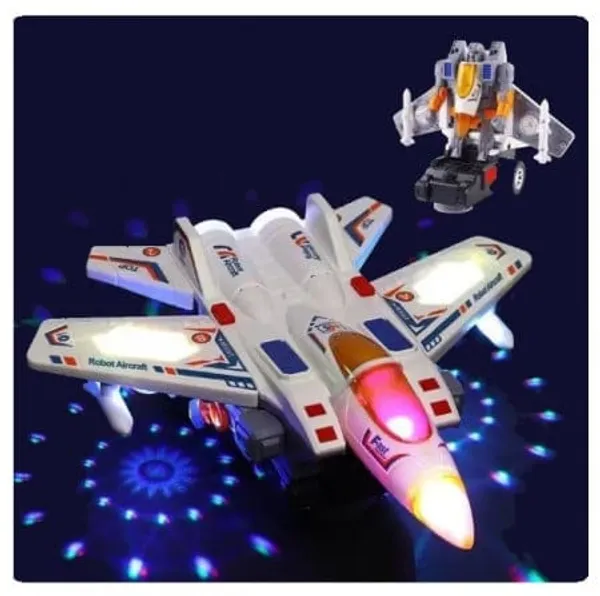 Toyshimmer_2_in_1_Deformation_Bump_and_Go_Transforming_Aircraft_to_Robot_Toy_with_3D_Light_&_Sound,_Battery_Operated_Musical