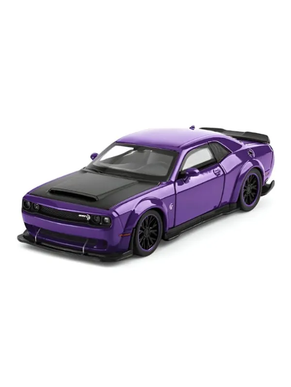 Toyshimmer_Dodge_hellcat_die_cast_car_1:32_scale_size_die_cast_car_best_gift_for_kids_and_adults_(colour_:_purple)