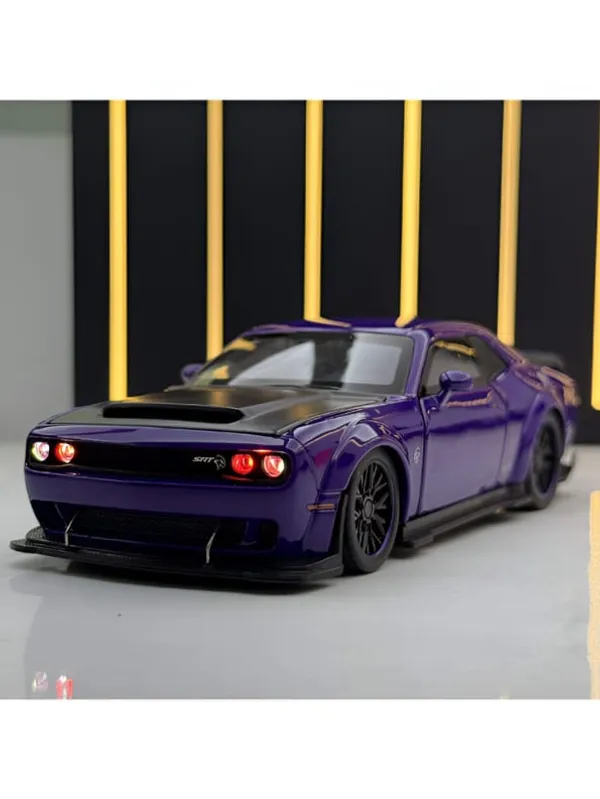 Toyshimmer_Dodge_hellcat_die_cast_car_1:32_scale_size_die_cast_car_best_gift_for_kids_and_adults_(colour_:_purple)